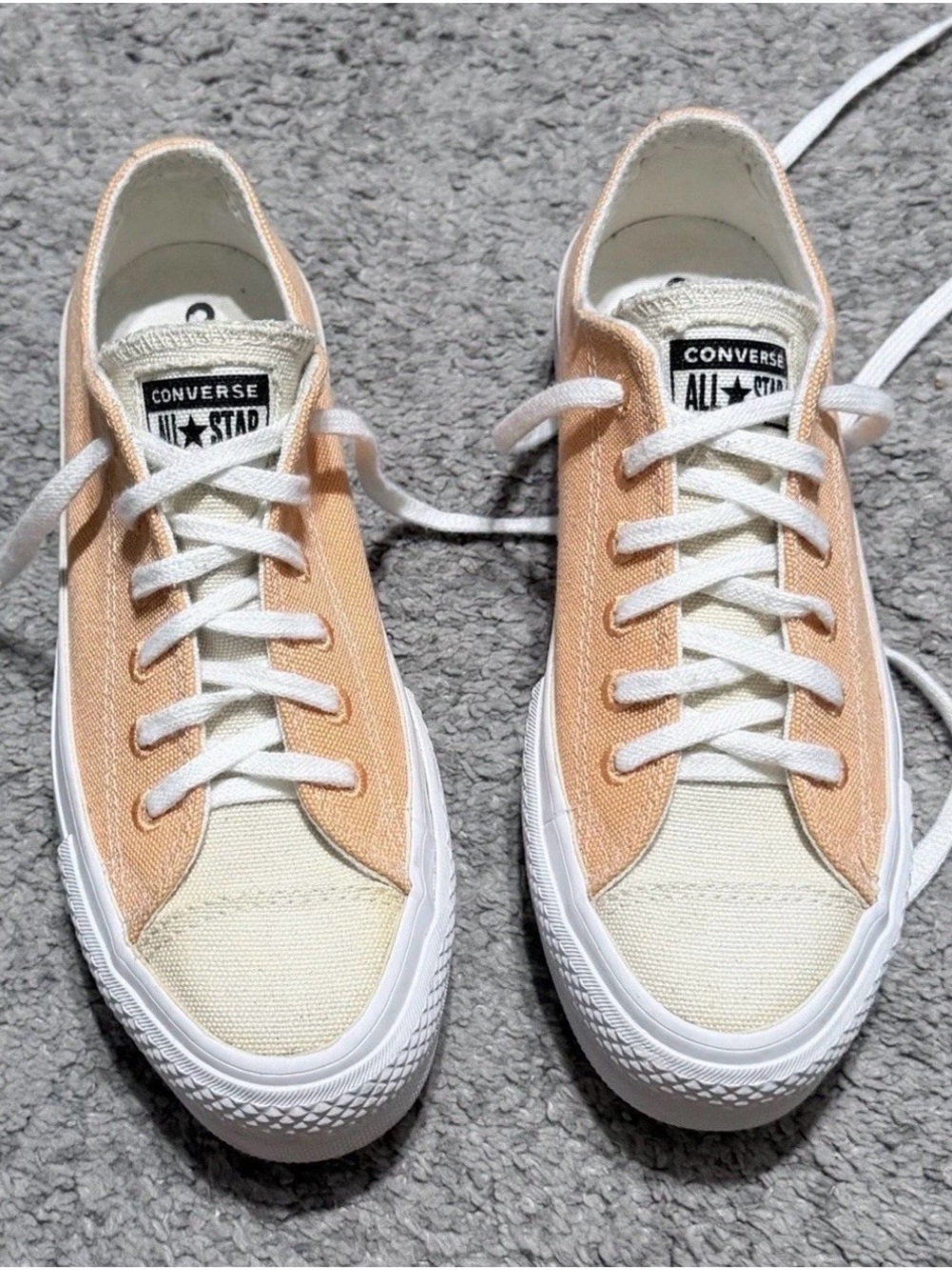 Converse Chuck Taylor All Star Renew Platform Low Peach Women’s 5.5
